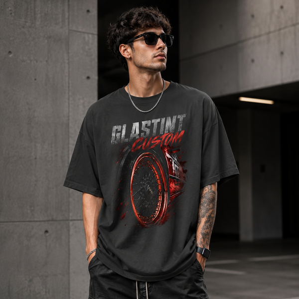 T-shirt Oversized Délavé — Coton épais 240g