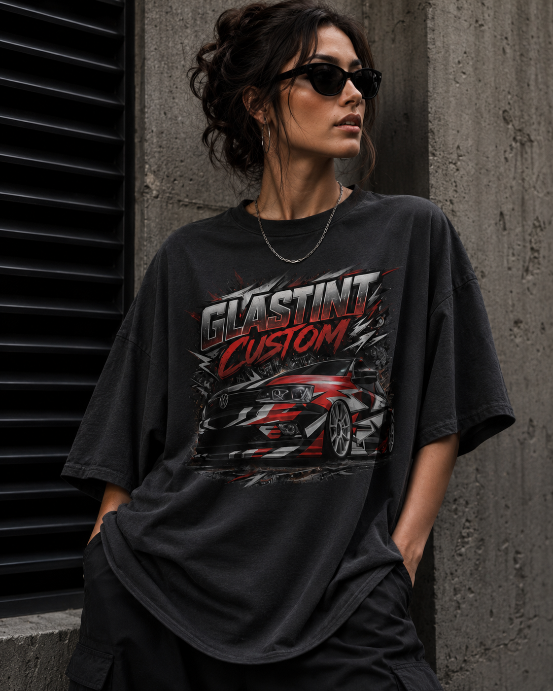 T-shirt Glastint Custom — Édition Oversized 240g