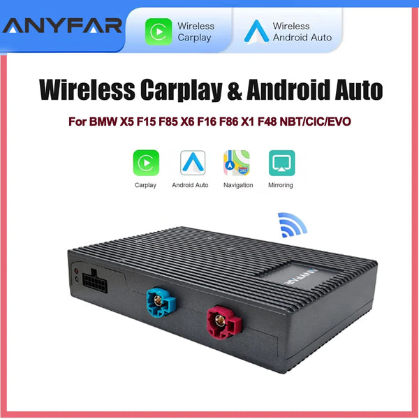 Boîtier CarPlay sans fil BMW X5 E70 F15 X6 E71 — EVO/NBT/CIC